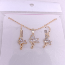 Load image into Gallery viewer, Elegant clear crystal swan (set)