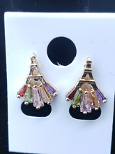 Cargar imagen en el visor de la galería, Eiffel Tower with multi colored crystals