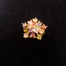 Cargar imagen en el visor de la galería, Multi color zirconia crystals on a star ver.2