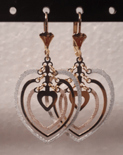 Cargar imagen en el visor de la galería, Tri laminated color large hearts