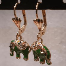Load image into Gallery viewer, Small green elephants