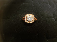 Load image into Gallery viewer, Square Clear Crystal ring (ceremonial)