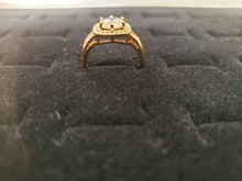 Load image into Gallery viewer, Square Clear Crystal ring (ceremonial)