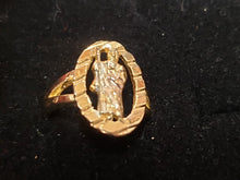Load image into Gallery viewer, Hollow circle Saint Judas ring