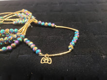 Load image into Gallery viewer, Litmus color crystal Bangle with hanging pendants