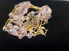 Cargar imagen en el visor de la galería, Clear multi size crystal bangle with hanging pendants