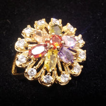 Load image into Gallery viewer, Laminated Zirconia multi color crystal design