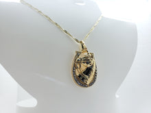 Load image into Gallery viewer, Horse head in horse shoe with clear crystals - Rosina Jewlery