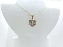 Load image into Gallery viewer, Small ripped heart with message (I love You) - Rosina Jewlery