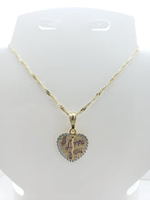 Load image into Gallery viewer, Small ripped heart with message (I love You) - Rosina Jewlery