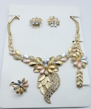 Load image into Gallery viewer, Laminated multi color daisies with clear crystals (set)