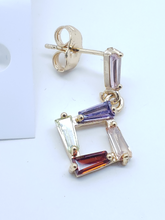 Load image into Gallery viewer, Quad color crystals Rhombus