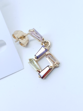 Load image into Gallery viewer, Quad color crystals Rhombus