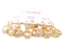 Cargar imagen en el visor de la galería, Antique circle with clear crystlals