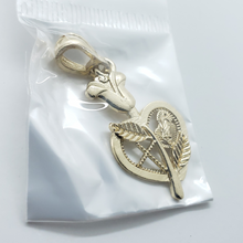 Load image into Gallery viewer, Rose with heart and small religious pendants - Rosina Jewlery