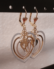 Cargar imagen en el visor de la galería, Tri laminated color large hearts