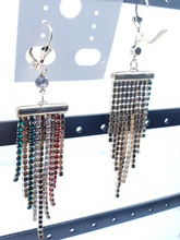 Cargar imagen en el visor de la galería, Tri color rope curtain earirings