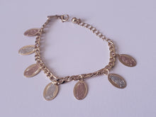 Cargar imagen en el visor de la galería, Tri color multi Our lady of Guadalupe pendant (ankle bracelet)