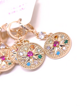 Cargar imagen en el visor de la galería, Sun circle with multi color crystals