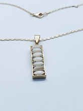 Load image into Gallery viewer, White Crystal Row with crystals (set)