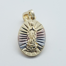 Cargar imagen en el visor de la galería, Small Tri color Our Lady of Guadalupe - Variation - Rosina Jewlery