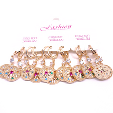 Cargar imagen en el visor de la galería, Sun circle with multi color crystals