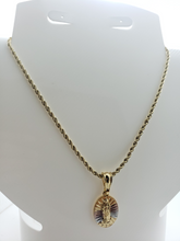 Cargar imagen en el visor de la galería, Small Tri color Our Lady of Guadalupe - Variation - Rosina Jewlery