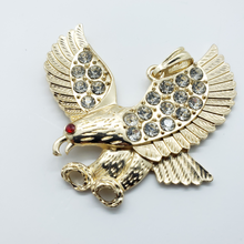 Cargar imagen en el visor de la galería, Striking eagle with clear crystals - Rosina Jewlery