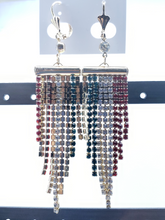 Cargar imagen en el visor de la galería, Tri color rope curtain earirings