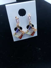 Load image into Gallery viewer, Quad color crystals Rhombus