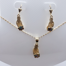 Load image into Gallery viewer, Sandals with multi color crystals (set)