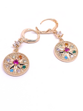 Cargar imagen en el visor de la galería, Sun circle with multi color crystals