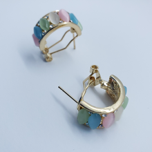 Cargar imagen en el visor de la galería, Multi color crystal row with crystals (set)