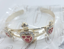 Cargar imagen en el visor de la galería, Red shell colored turtles with clear crystals