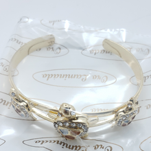 Cargar imagen en el visor de la galería, Dual shell color Tri turtles with clear crystals