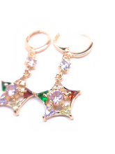 Cargar imagen en el visor de la galería, Star with Multi color crystals