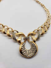 Cargar imagen en el visor de la galería, Laminated ribbon with hole design with clear crystals (sets)