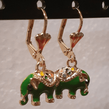 Load image into Gallery viewer, Small green elephants