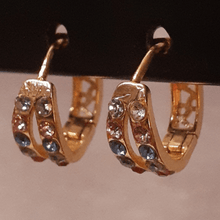 Cargar imagen en el visor de la galería, Small multi color double loop