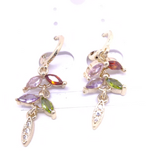 Cargar imagen en el visor de la galería, Flapping fly with multi color crystals (clear)