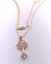 Cargar imagen en el visor de la galería, Fish bone outline with clear crystals