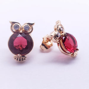Red crystal Owl