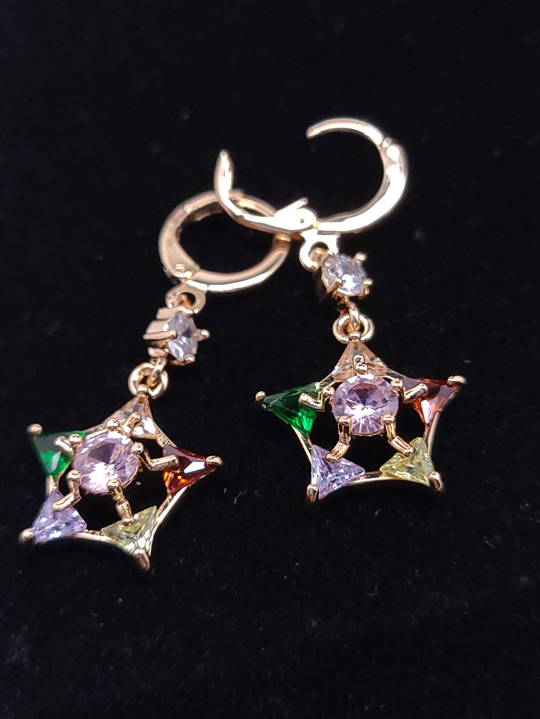 Star with Multi color crystals