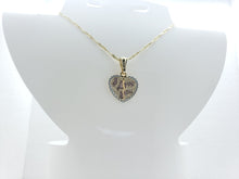 Load image into Gallery viewer, Small ripped heart with message (I love You) - Rosina Jewlery
