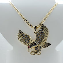 Load image into Gallery viewer, Striking eagle with clear crystals - Rosina Jewlery
