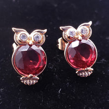 Load image into Gallery viewer, Red crystal Owl
